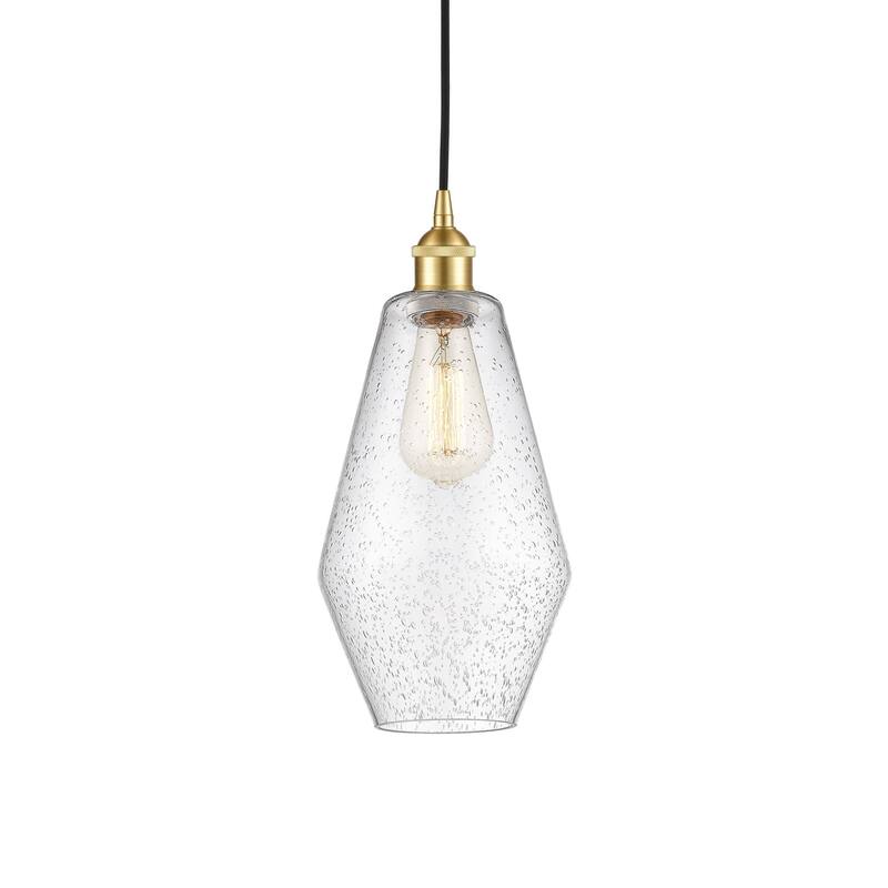 Innovations Lighting 616-1P-15-7 Cindyrella Pendant Cindyrella 7" Wide - Satin Gold / Seedy