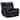 Hewitt Leather Upholstered Dual Power Recliner Chair Black