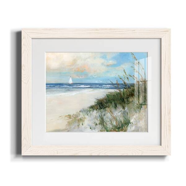 slide 2 of 9, Oak Island Sunrise-Premium Framed Canvas - Ready to Hang