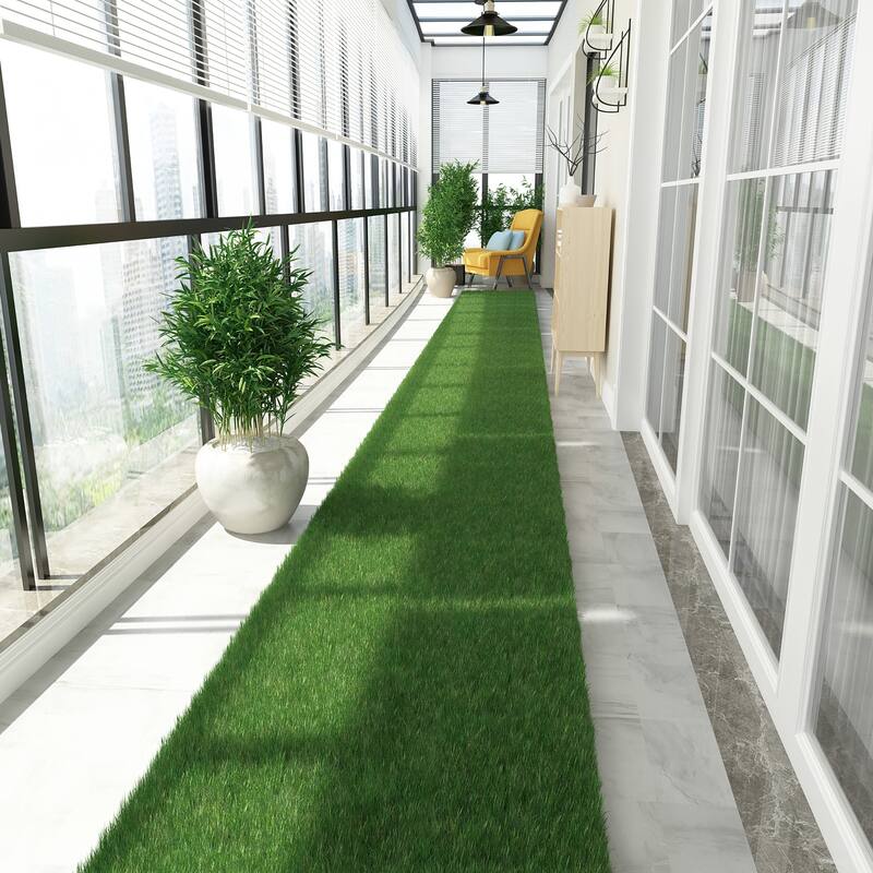 Realistic Artificial Grass Turf Indooor /Outdoor Area Rug