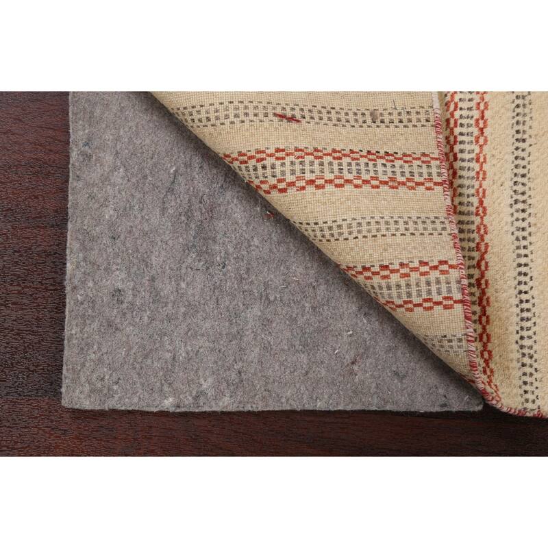 Geometric Striped Oriental Gabbeh Kashkoli Area Rug Wool Hand-knotted - 2'7" x 4'1"