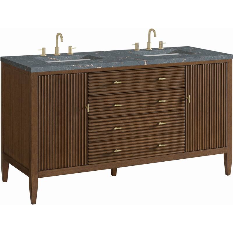 James Martin Vanities 485-V60D-FPBL Myrrin 60" Free Standing Double
