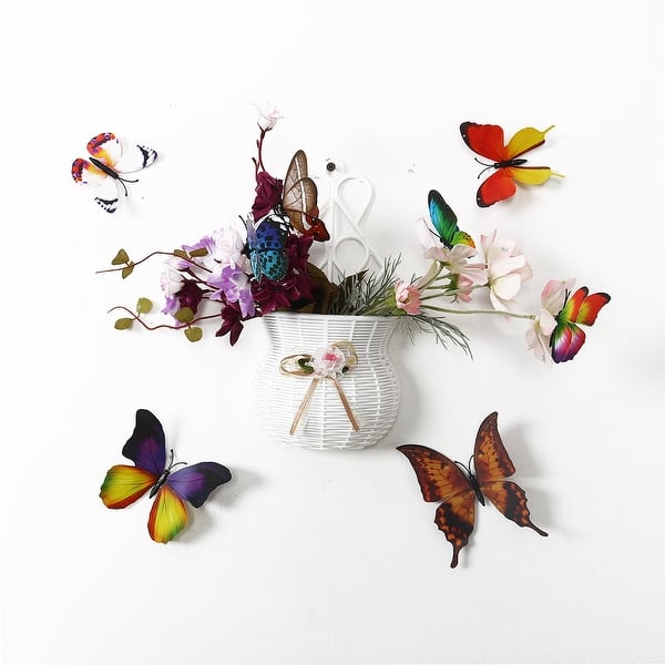 Shop 24pcs 3d Butterfly Wall Sticker Decal Room Decoration For