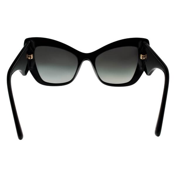 Shop Dolce Gabbana Dg4349 501 8g Black Cat Eye Sunglasses 54 20 140 Overstock 26951069