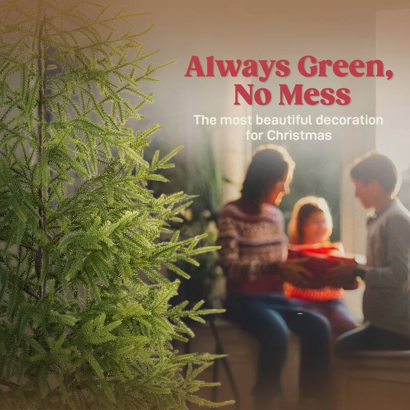 HOMCOM 2-Pack Artificial Xmas Tree: 4ft, 133 Tips, Pot Base, Easy Assembly, Green