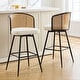 preview thumbnail 3 of 15, 26"/29" Upholstered Swivel Bar Stool /Counter Stools Set of 2/3/4