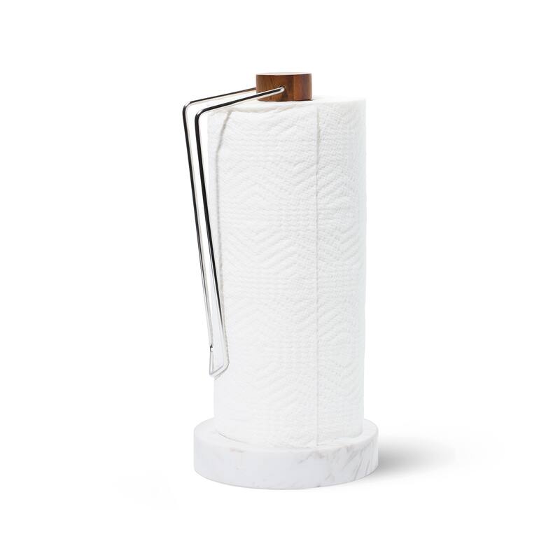 Nambe Chevron Paper Towel - 13”H, Base: 6”D