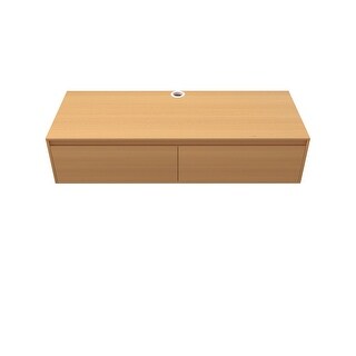 47'' Wall Mounted Floating Solid Wood Bathroom Vanity - 47.24''X18.90 ...