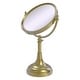 preview thumbnail 5 of 15, Allied Brass Height Adjustable 8 Inch Vanity Top Make-Up Mirror 3X Magnification