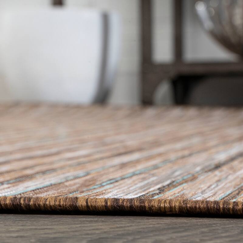 JONATHAN Y Alanya Modern Farmhouse Pinstripe Area Rug