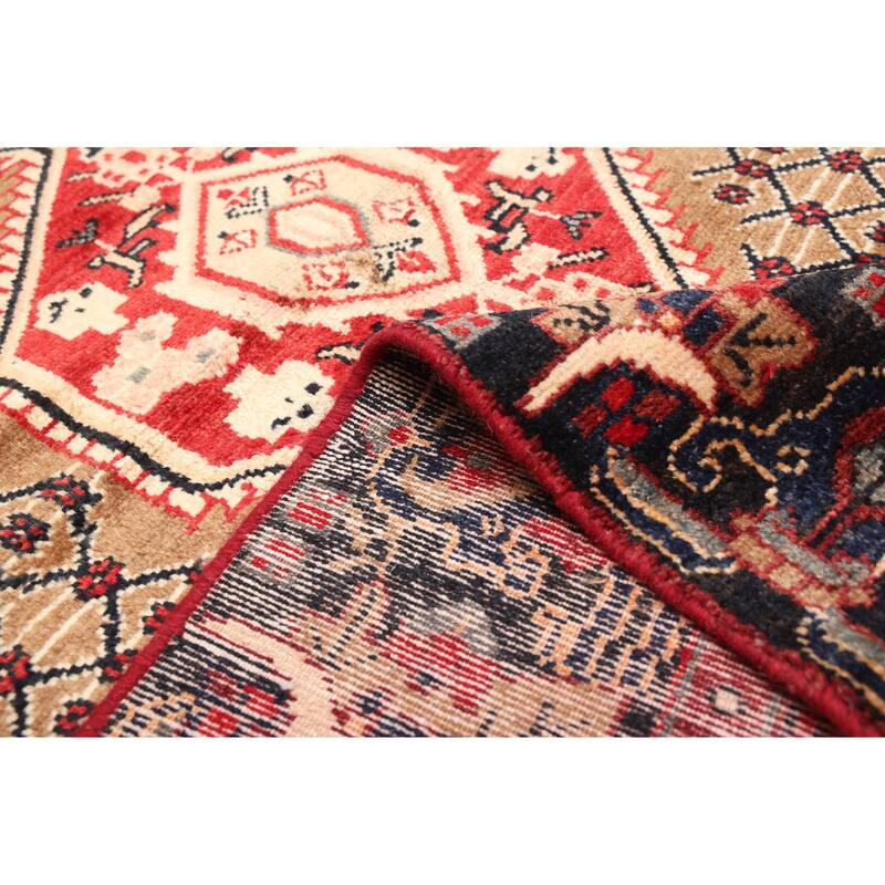 ECARPETGALLERY Hand-knotted Anatolian Vintage Light Brown Wool Rug - 3'11 x 7'1