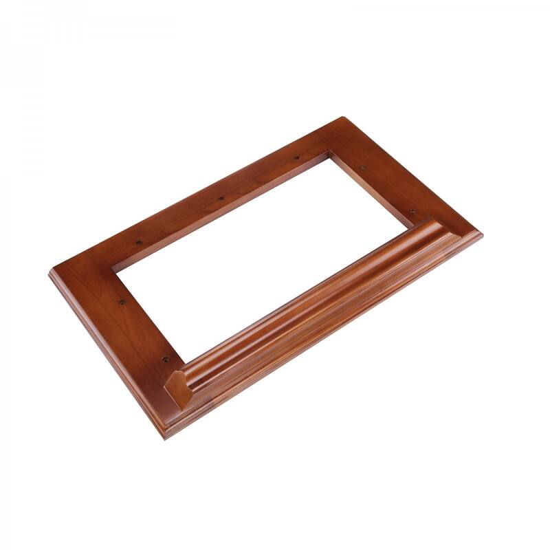 Light Mahogany Wood Raised Panel Tank for High Tank Toilet Renovators Supply