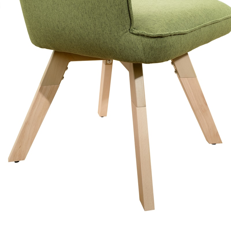 Art Leon Swivel Fabric Dining Arm Chair (Set of 2)