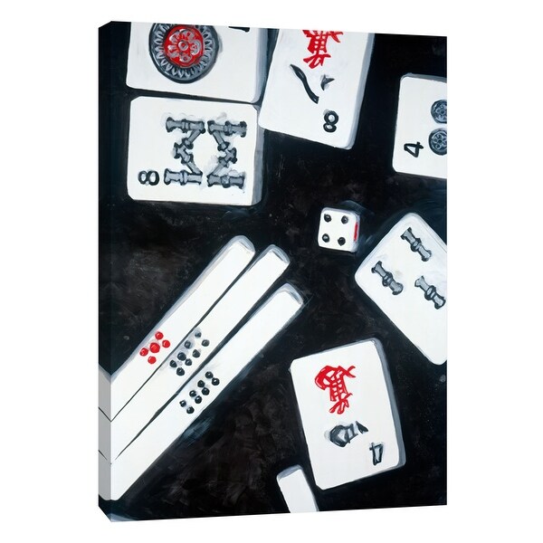 PTM Images 9-108447 PTM Canvas Collection 10" x 8" - "Mahjong 1" Giclee Sports and Hobbies Art Print on Canvas