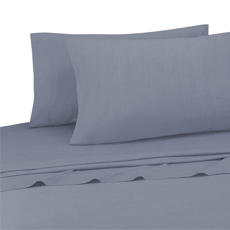 Soft Tees Luxury Jersey Knit Bed Sheet Set