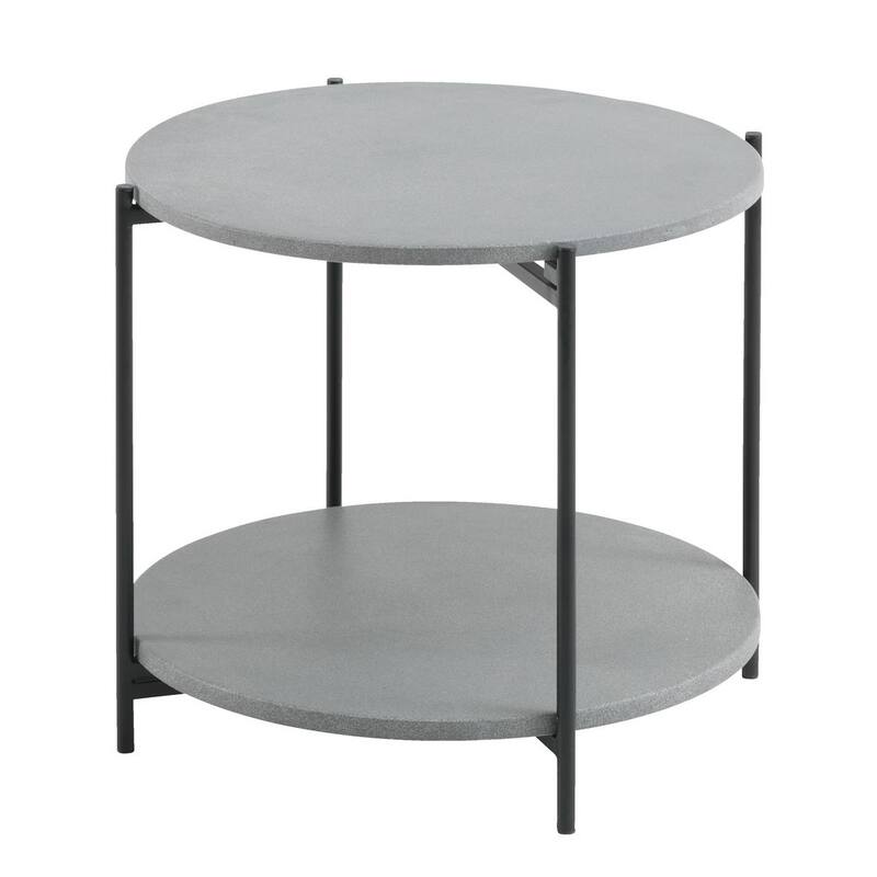 DreamPatio Arena Patio Side Table - 21" x 21" x H18.5"
