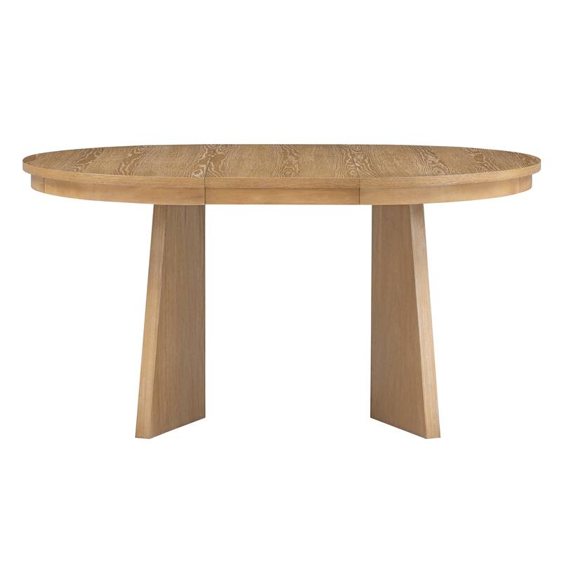 Extendable Dining Table with 16-inch Leaf