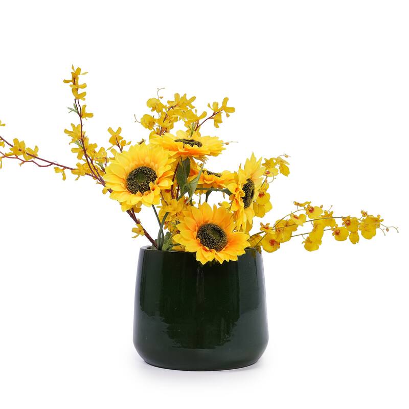 Handmade Ceramic Planter Set of 4 - Perfect for Succulents & Cacti