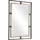 preview thumbnail 2 of 3, Uttermost Carrizo Gold and Bronze Rectangle Mirror