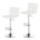 Option White Faux Leather-2-piece