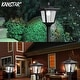 preview thumbnail 6 of 5, Kanstar 70'' LED Adjustable Solar Powered Vintage Street Lamp Post Light for Outdoor Lanscape Pathway Street Patio Garden Yard