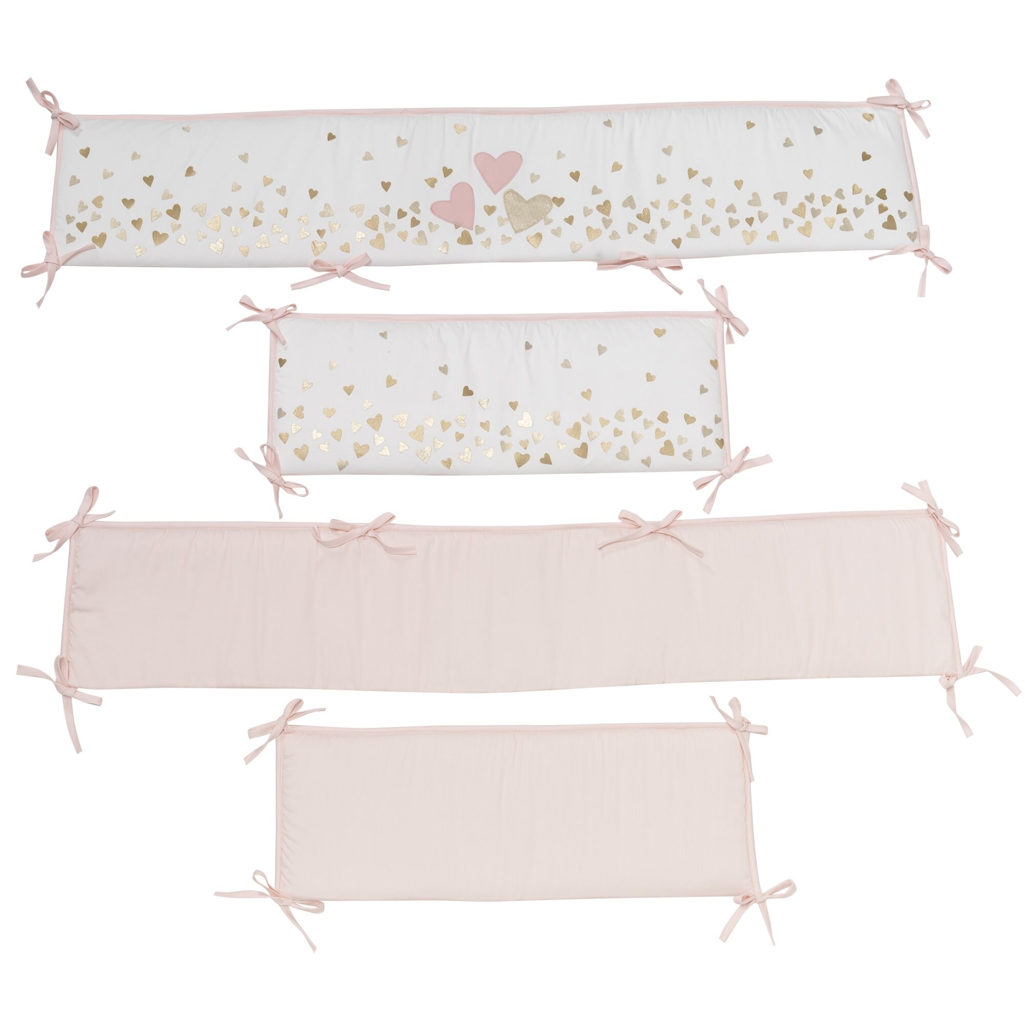 lambs and ivy confetti heart bedding