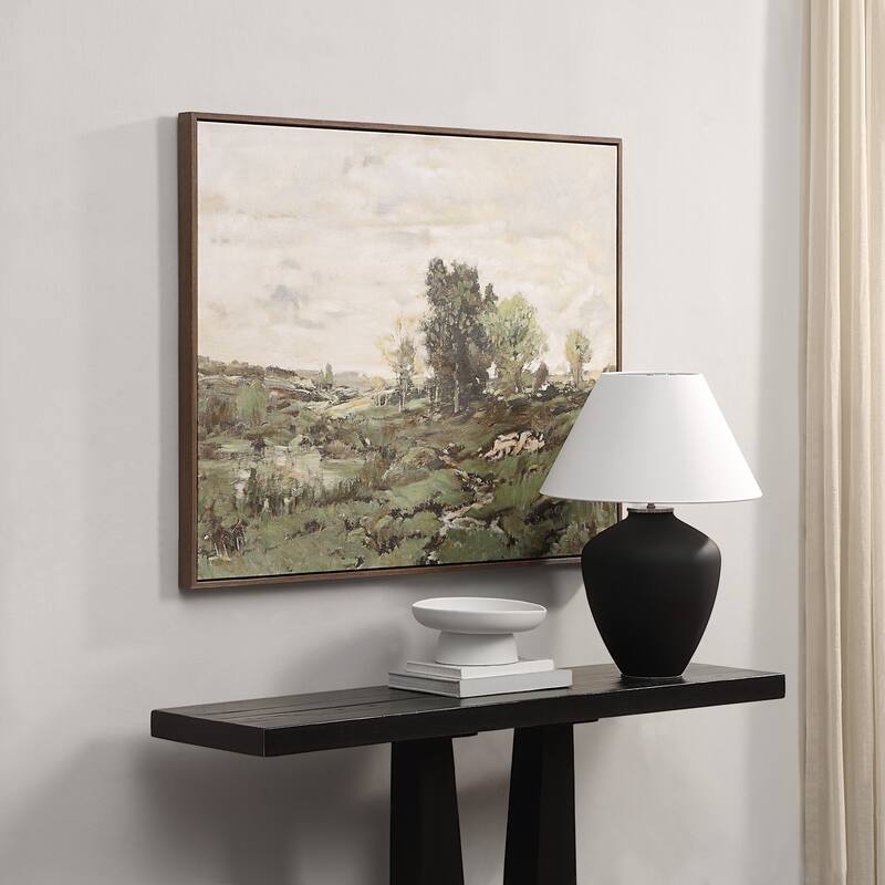 Nature 40" H x 50" W Canvas Art, Green