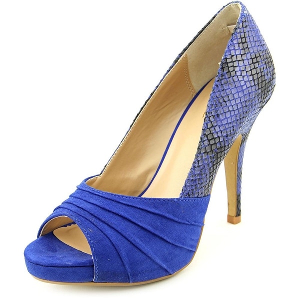 Thalia Sodi Marissa Open-Toe Canvas Heels
