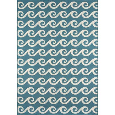 Momeni Baja Waves Indoor Outdoor Rug