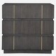 preview thumbnail 1 of 3, Uttermost 24286 Between The Lines 37" Wide 3 Drawer Acacia Veneer Dark Walnut