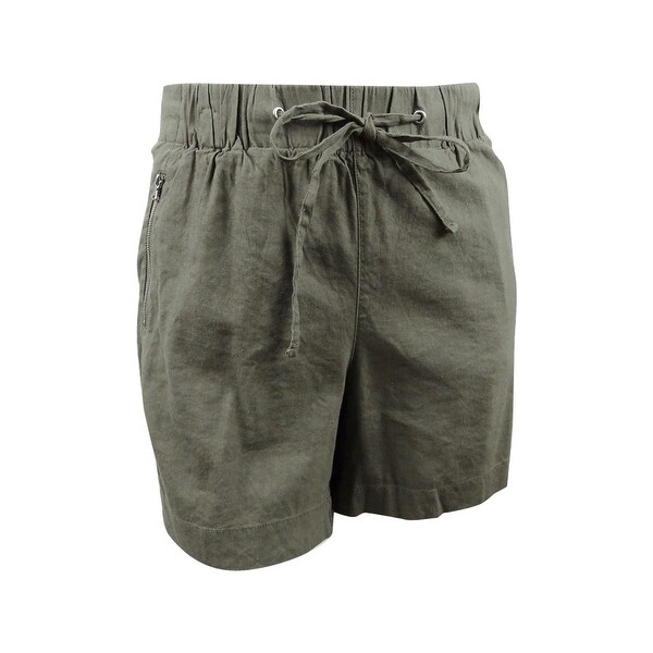 Women's plus size drawstring shorts