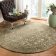preview thumbnail 41 of 61, SAFAVIEH Handmade Silk Road Fransien Traditional Oriental Wool Rug 6' Round - Sage - Round