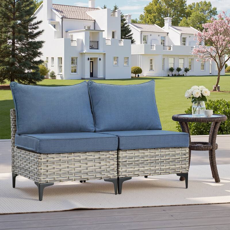 XIZZI Outdoor Seat Back Cushion Set Plush Comfort for Patio Furniture
