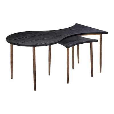 Norden Coffee Table Set Black & Bronze
