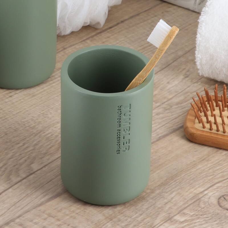 Modern Bathroom Tumbler, Minimalist Design Toothbrush Holder, Versatile Home Organizer