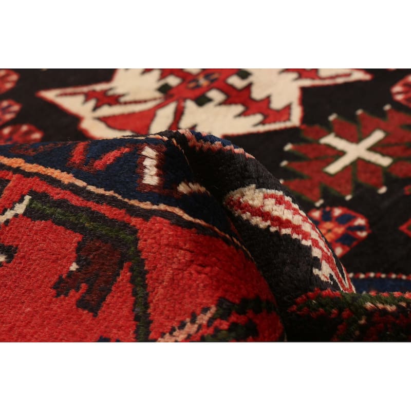 ECARPETGALLERY Hand-knotted Andelz Red Wool Rug - 4'6 x 6'8