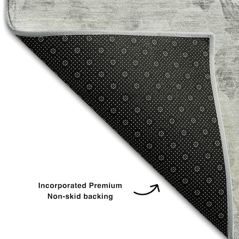 Premium Washable Super Soft Modern Floral Mayfield Rug