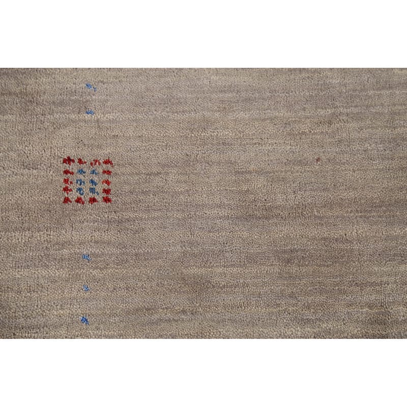 Tribal Gabbeh Indian Accent Rug Handmade Contemporary Wool Carpet - 2'7"x 4'10"