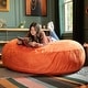 preview thumbnail 23 of 66, Jaxx Cocoon 6 Ft Giant Bean Bag Sofa and Lounger for Adults, Microsuede
