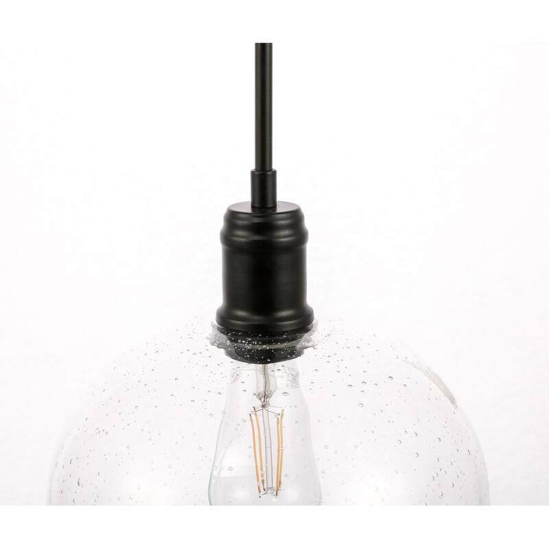 Candie 10-Inch 1-Light Clear Glass Pendant