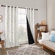 preview thumbnail 3 of 12, Deconovo Total Blackout Window Curtains with Floral Pattern 2 Panels