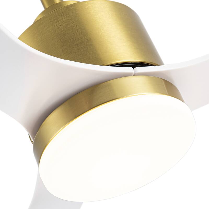 52-inch Ceiling Fans with LED Light Remote and Downrod(3-Blade)
