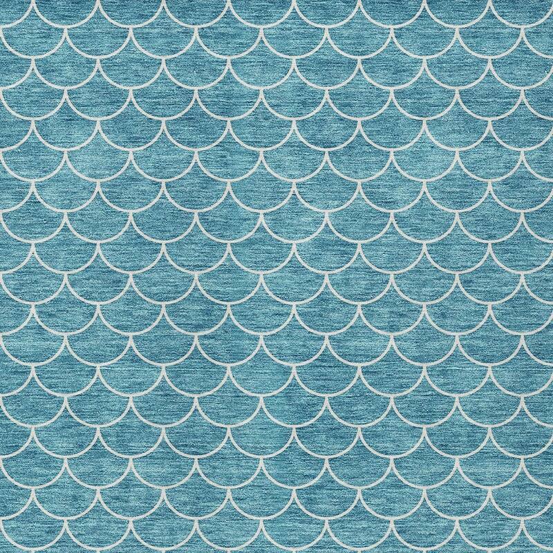 HomeRoots Geometric Transitional Rectangle Outdoor Rug