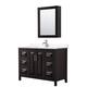 Option Dark Espresso,Chrome Trim,Carrara Cult. Marble Top