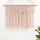 preview thumbnail 32 of 41, Lush Decor Boho Macrame Textured Cotton Valance/Kitchen Curtain/Wall Decor