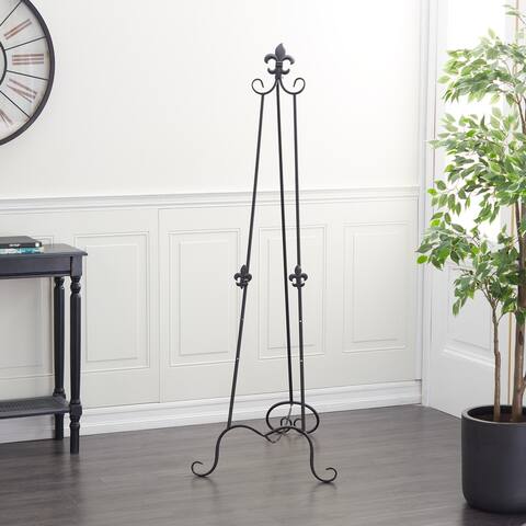Black Iron Traditional Easel 65 x 21 x 1 - 21 x 1 x 65