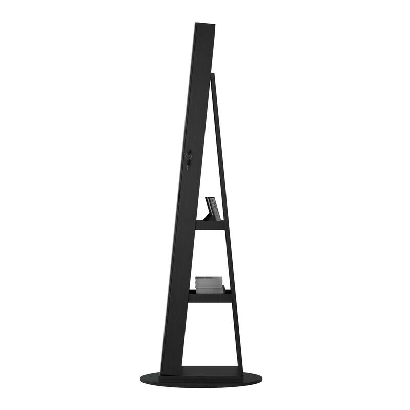 360°Swivel Jewelry Cabinet with Full Length Mirror