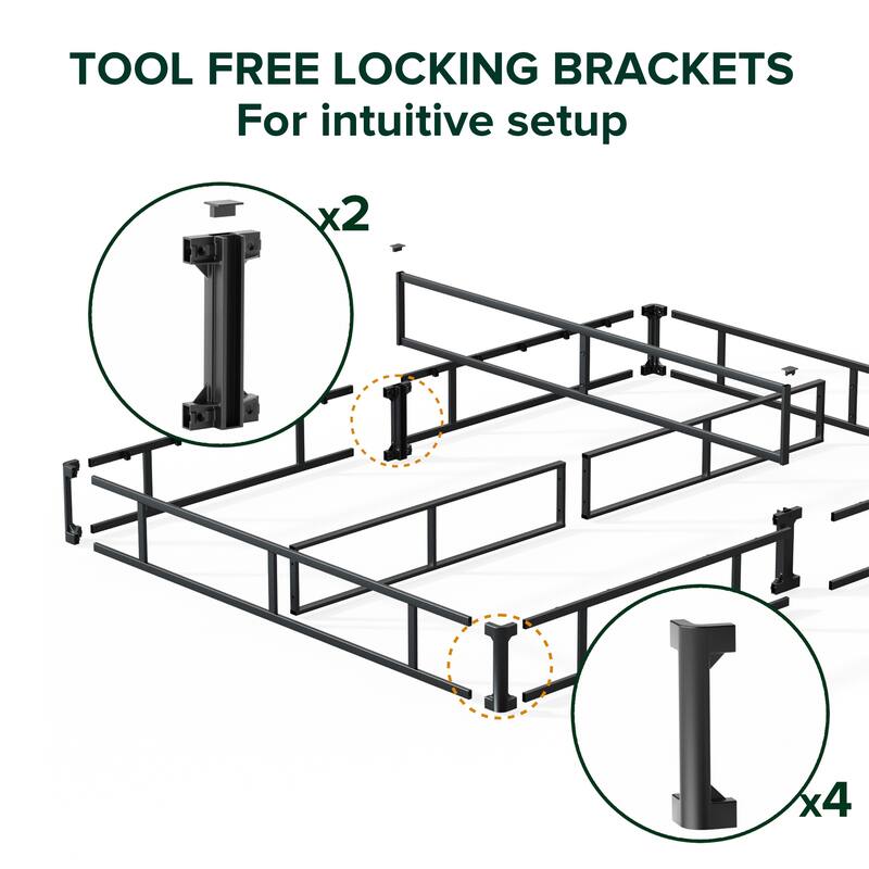 Priage by ZINUS 5 Inch Metal Smart BoxSpring® with Quick Assembly