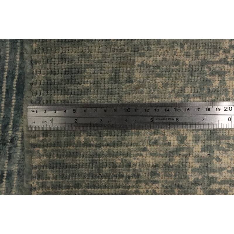Hand Knotted Oriental Viscose Silk Carpet Modern Abstract Multi-Colored Abstract Area Rug - 7' 7'' X 5' 6''