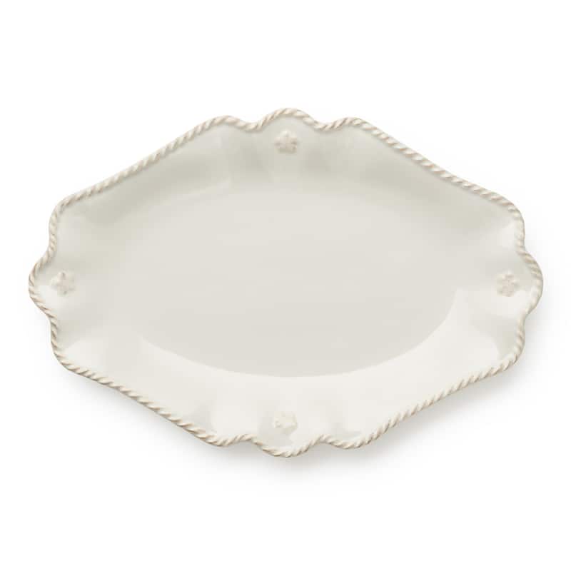 Certified International Heritage Small Oval Platter 13" x 8.75" - 13"W x 8.75"D x 1.25"H